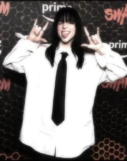 🤟 emoji Billie Eilish hot Telegram sticker 15 of 120