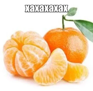 Sticker from мандарины