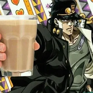 🥛 emoji джоджо для гигачадов Telegram sticker 18 of 75