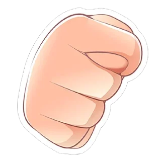 👊 emoji Жесты • @StickEmojiBook Telegram sticker 14 of 24