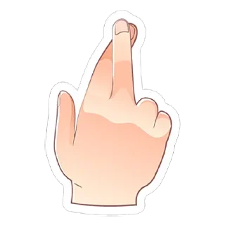 🤞 emoji Жесты • @StickEmojiBook Telegram sticker 19 of 24