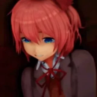 😢 emoji DDLC @any_stick Telegram sticker 21 of 49