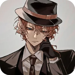🎩 emoji Чуя_Накахара @Shi_Qingxuan777 Telegram sticker 15 of 36