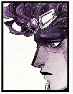 😟 emoji star platinum Telegram sticker 24 of 29
