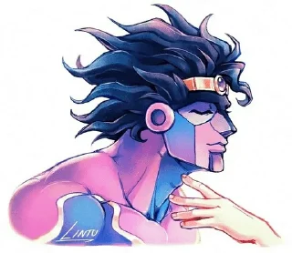 Sticker from star platinum