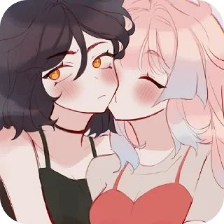 👄 emoji Юри Telegram sticker 13 of 54