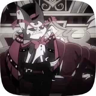 🐈‍⬛ emoji БОЛЬШЕ ⇨ @CLOOBHUB ХАСК ОТЕЛЬ ХАЗБИН HUSK HAZBIN Telegram sticker 16 of 94