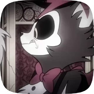 🐈‍⬛ emoji БОЛЬШЕ ⇨ @CLOOBHUB ХАСК ОТЕЛЬ ХАЗБИН HUSK HAZBIN Telegram sticker 19 of 94