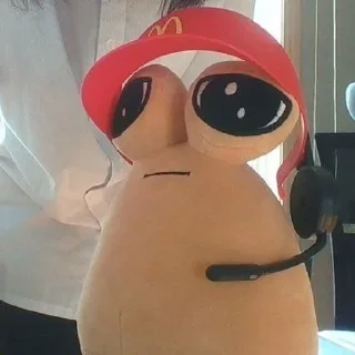 🍟 emoji 🔭піпі пупу (Pou) Telegram sticker 15 of 101