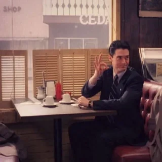 🌟 emoji Dale Cooper • @Earth928B Telegram sticker 15 of 50