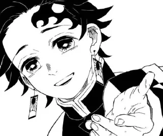 🌟 emoji Танджиро Комадо Telegram sticker 4 of 23