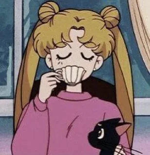 ☕️ emoji Сейлор мун Telegram sticker 11 of 34