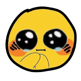 😢 emoji family-friendly cursed emoji Telegram sticker 5 of 43