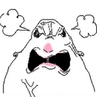 😤 emoji Урод хомяк 2.0 Telegram sticker 10 of 117