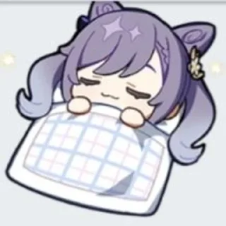 🛌 emoji Генша Telegram sticker 21 of 33