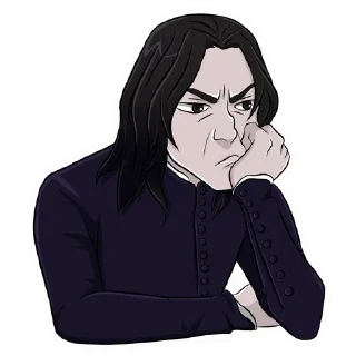 😤 emoji Professor Snape Telegram sticker 14 of 23