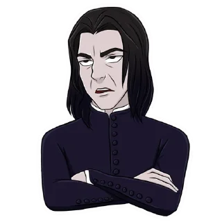😑 emoji Professor Snape Telegram sticker 6 of 23