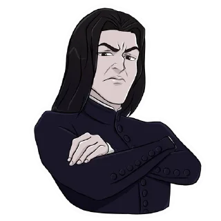 😠 emoji Professor Snape Telegram sticker 20 of 23