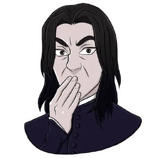 🫢 emoji Professor Snape Telegram sticker 22 of 23