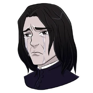 😭 emoji Professor Snape Telegram sticker 9 of 23