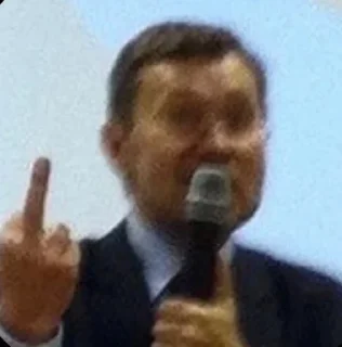 🖕 emoji ~Professor Gavra~ Telegram sticker 23 of 50