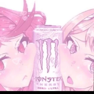 Sticker from monster