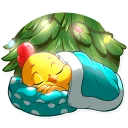 😴 emoji Chicken Chuu Telegram sticker 11 of 26