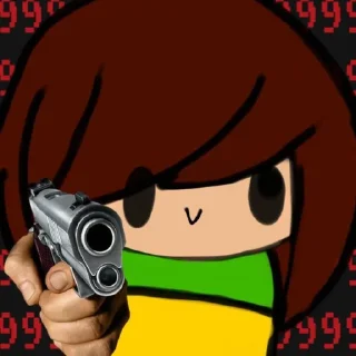 🍫 emoji 𝙘𝙝𝙖𝙧𝙖!! =) :: @stickers_undertale Telegram sticker 5 of 29