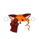 🤬 emoji Red Fox Telegram sticker 18 of 28