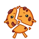 😐 emoji Cookie and Milky Telegram sticker 7 of 21