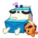 😴 emoji Cookie and Milky Telegram sticker 20 of 21