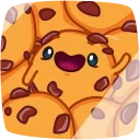 👋 emoji Cookie and Milky Telegram sticker 5 of 21