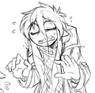 😰 emoji Broken Colors Telegram sticker 9 of 54