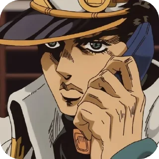 📞 emoji Jotaro Kujo ➩ @Earth928B Telegram sticker 12 of 70