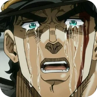 😭 emoji Jotaro Kujo ➩ @Earth928B Telegram sticker 14 of 70