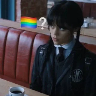 🏳️‍🌈 emoji emo and her dog Telegram sticker 7 of 36