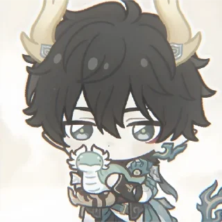 👻 emoji Dan Heng. @Serebrealstik ( @Darkhote ) Telegram sticker 19 of 50