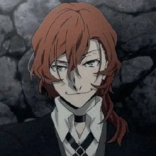 🧡 emoji Chuya Nakahara Telegram sticker 6 of 120