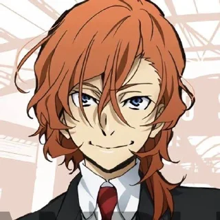 🧡 emoji Chuya Nakahara Telegram sticker 24 of 120