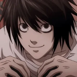 🙂 emoji DEATH NOTE Telegram sticker 14 of 77