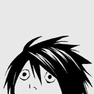 😦 emoji DEATH NOTE Telegram sticker 15 of 77