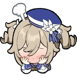 🫠 emoji Чиби геншин Telegram sticker 10 of 67