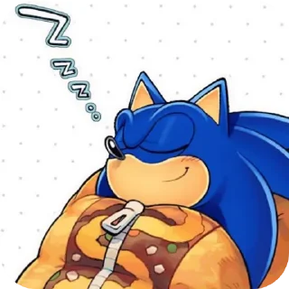 😴 emoji соник @stickers_oma Telegram sticker 7 of 99