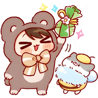 🍬 emoji Кума-кун @Nyasticks Telegram sticker 14 of 25