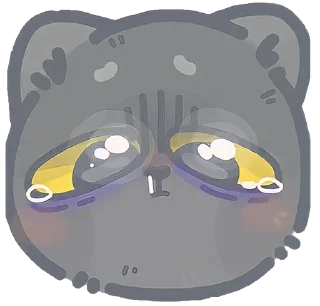 😞 emoji ฅ^• ˕ •^ฅ ♡ Telegram sticker 12 of 23