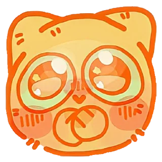 😍 emoji ฅ^• ˕ •^ฅ ♡ Telegram sticker 8 of 23