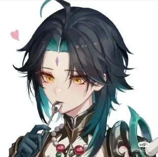 🌟 emoji Сяо Telegram sticker 9 of 120