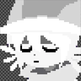 🌟 emoji White Niko 🤍@Lozzy_F Telegram sticker 11 of 34