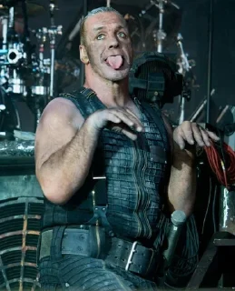 👅 emoji group rammstein memes)))) Telegram sticker 8 of 40