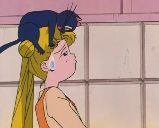 😓 emoji Sailor moon Telegram sticker 24 of 26